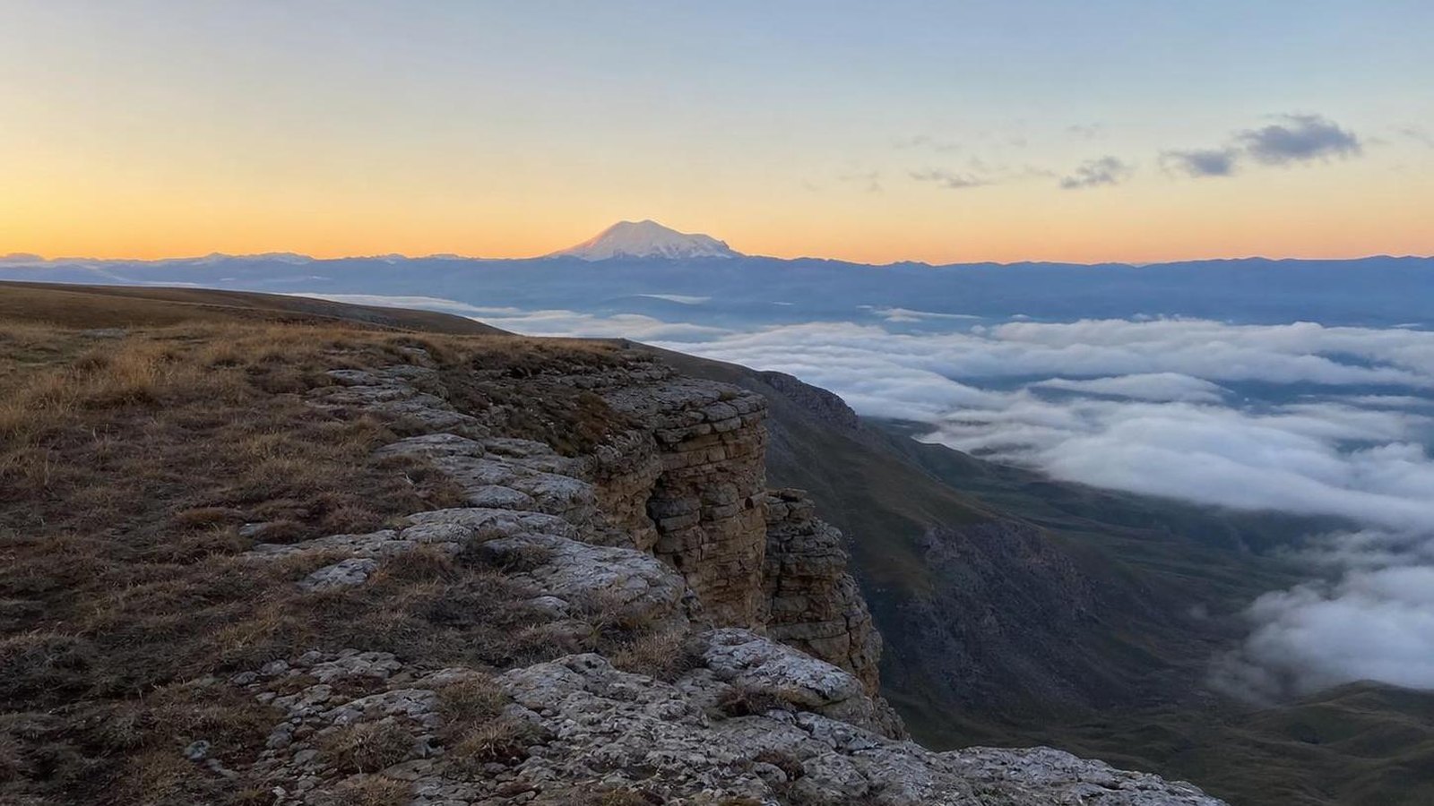 Плато Бермамыт — за облаками